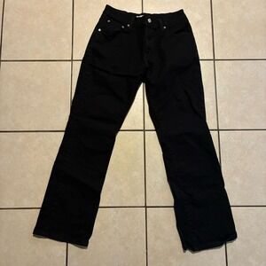 Levi's 550 Women's 10M Black Denim Jeans Relaxed Fit